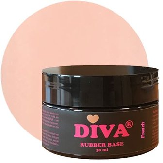 Diva Rubber Base French in pot 30ml