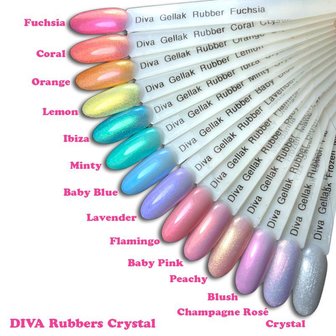 Diva Rubber Crystal Coral
