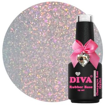 Diva Rubber Crystal Champagne Ros&eacute; 
