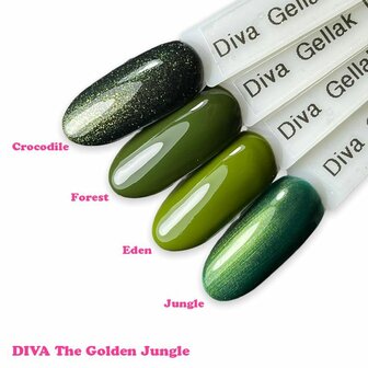 Diva Gelpolish collectie The Golden Jungle 