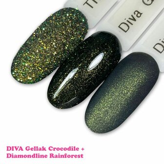 Diva Gelpolish collectie The Golden Jungle incl glitter