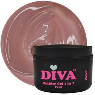 Diva Builder Gel Cover Low Heat 3 in 1 15 ml