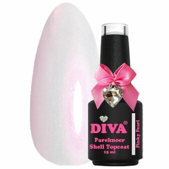 Diva Parelmoer Shell Topcoat Pinky Pearl No wipe 