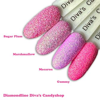 Diva Bubblegum Gelpolish 10 ml collectie incl Glitter