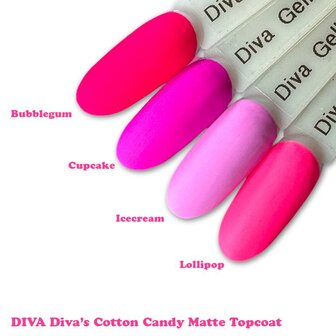 Diva Bubblegum Gelpolish 10 ml collectie incl Glitter