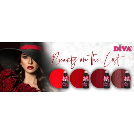 Diva Beauty on the list collectie + special incredibel shine pigment 