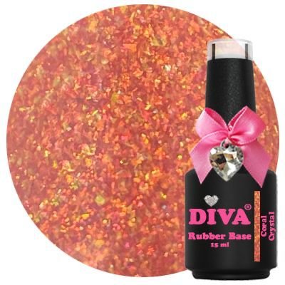 Diva Rubber Crystal Coral