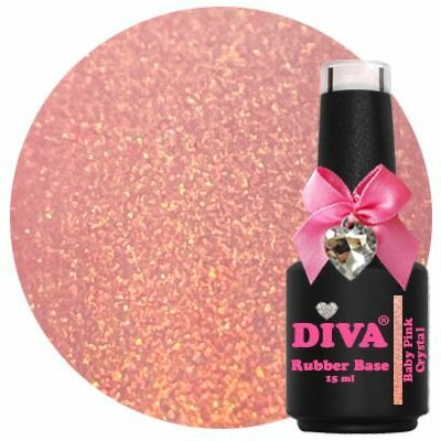 Diva Rubber Crystal Baby Pink 