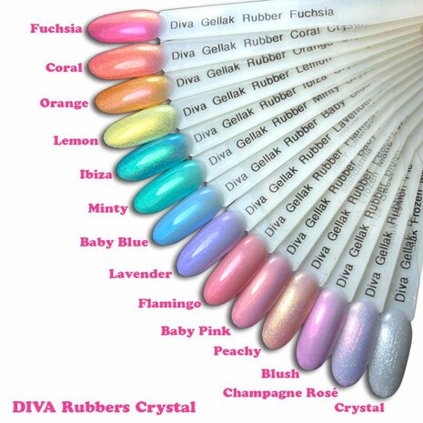 Diva Rubber Crystal Baby Peachy 