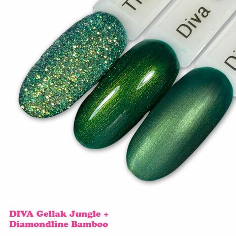 Diva Gelpolish collectie The Golden Jungle incl glitter