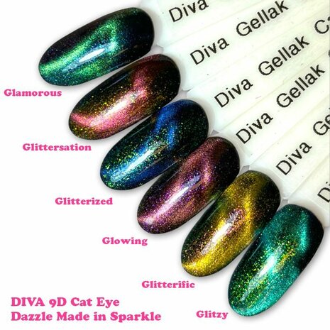 Diva Cat Eye Gelpolish Collectie Dazzle Made in Sparkle