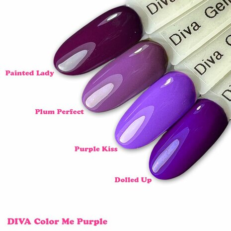 Diva Color me purpel collectie incl glitter 